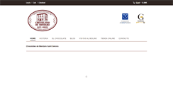 Desktop Screenshot of chocolatesdemendaro.com